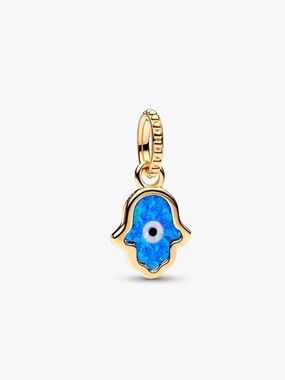 Pandora Opalescent Blue Hamsa Hand Dangle Charm 💙